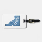 Driggs Idaho Wood Grain Gepäckanhänger (Vorderseite horizontal)