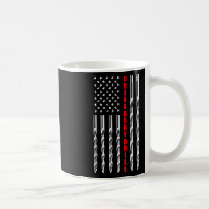 Drill Baby Drill American Flag Patriotic Donald Tr Kaffeetasse