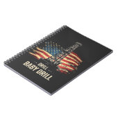 Drill Baby Drill American Trump Energy Economy Notizblock (Linke Seite)