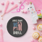 Drill Baby Drill American Trump Energy Economy Pappteller (Party)