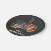 Drill Baby Drill American Trump Energy Economy Pappteller (Schrägansicht)