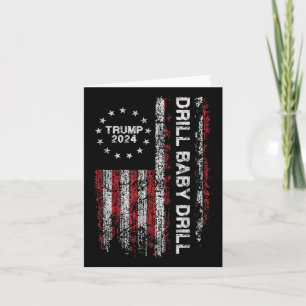 Drill Baby Drill Trump 2024 Präsident Election Rep Karte