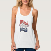 Drill Baby Drill - USA Patriotic American Tank Top (Vorderseite)