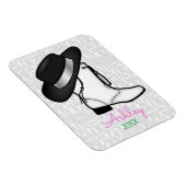 Drill Dance Team Christmas Boot und Hat Magnet (Rechte Seite)