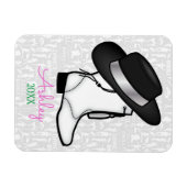 Drill Dance Team Christmas Boot und Hat Magnet (Horizontal)