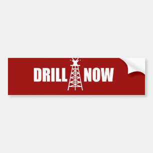 DRILL JETZT AUTOAUFKLEBER