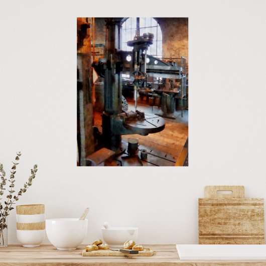 Drill Press Near Window Poster (Küche)