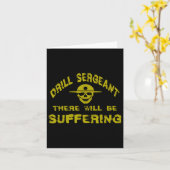 Drill Sergeant Boot Camp Discipline Recruit Traini Karte (Gelbe Blume)