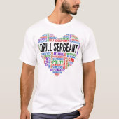 Drill Sergeant Heart T-Shirt (Vorderseite)