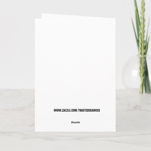 DRILL SERGEANT PENCIL SKETCH FUNNY BIRTHDAY CARD KARTE (Rückseite)