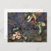 Drill Sergeant Postkarte (Vorne/Hinten)