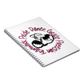 Drill Team - Dance Grace Precision Teamwork Prix Notizblock (Rechte Seite)
