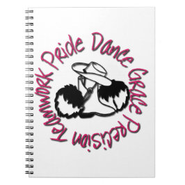 Drill Team - Dance Grace Precision Teamwork Prix Notizblock