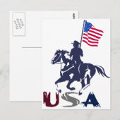 Drill Team USA Paint Postkarte (Vorne/Hinten)