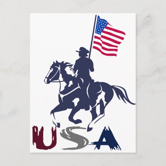 Drill Team USA Paint Postkarte (Vorderseite)