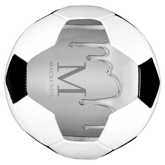 Drilling Chrome Metal Monogram Fußball (Gedreht)