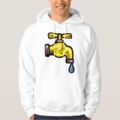 Drilling Faucet Mens Hoodie (Vorderseite)