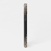 Drilling Glitzer Goldener Regen Personalisierter N iPhone Hülle (Rechte Seite)