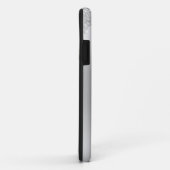 Drilling Glitzer Silver Personalisiert Case-Mate iPhone Hülle (Hinten/Rechts)