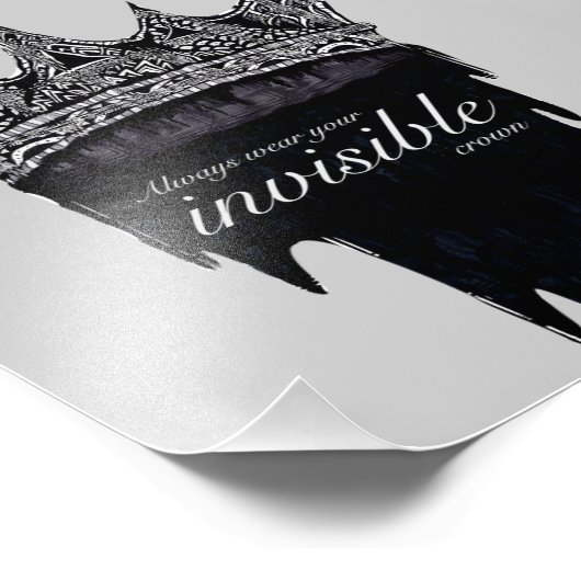 Drilling mit Text - v2 Fotodruck (Ecke)