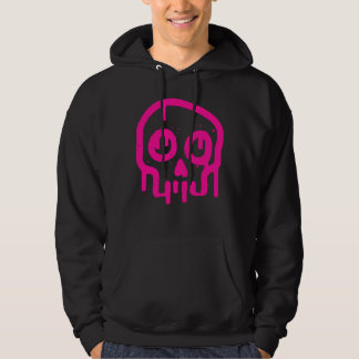Drilling Neon Graffiti Skull T-Shirt Hoodie