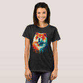 Drilling Paint Art Chow Chow T-Shirt (Vorne ganz)