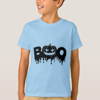 Drilling Pumpkin Shadow Boys T - Shirt