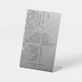 Drilling Silvery Glitzer | Platinum Price List Sockelschild (Vorderseite)