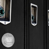 Drilling Silvery Glitzer | Platinum Quinceanera Magnet