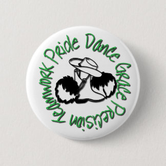 Drillteam - Tanz-Anmut-Präzisions-Teamwork-Stolz Button