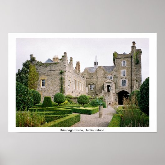 Drimnagh Castle, Dublin Irland Poster (Vorne)