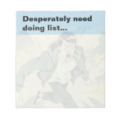 dringend benötigte Liste Notizblock (Vorderseite)