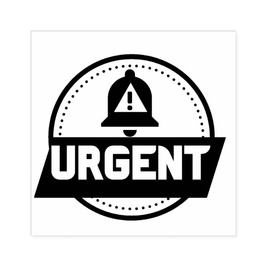 DRINGEND DRINGEND GUMMISTEMPEL (Prägung)