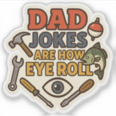 DRINGEND Vater Jokes Emergency Kit 2025 - Last Min Aufkleber (Vorderseite)