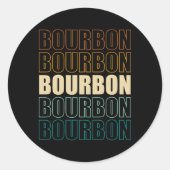 Dringend Whiskey Bourbon Runder Aufkleber (Vorderseite)