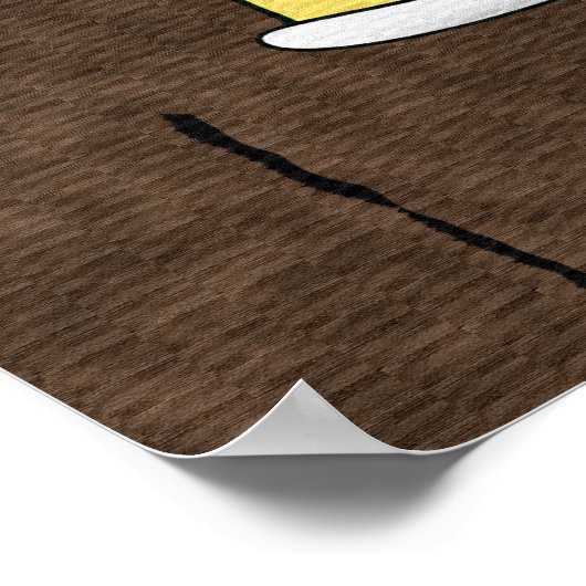 Dringende Bigfoot Print Poster (Ecke)