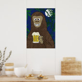 Dringende Bigfoot Print Poster (Küche)