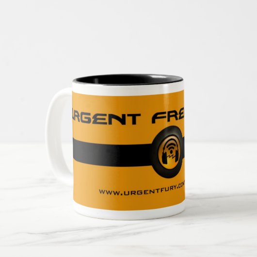Dringende Frequenz 2-Ton Tasse (Vorderseite Links)