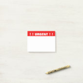 "Dringende" Prioritäts-Post-Itanmerkungen Post-it Klebezettel (Auf Schreibtisch)
