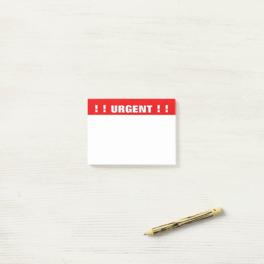 "Dringende" Prioritäts-Post-Itanmerkungen Post-it Klebezettel (Auf Schreibtisch)