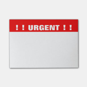 "Dringende" Prioritäts-Post-Itanmerkungen Post-it Klebezettel