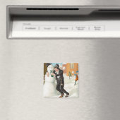 Dringende Snowman Vintag Magnet (In Situ (Geschirrspüler))