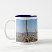 Dringende Tasse Arizona Sonoran Wüste Panoramablic (Links)