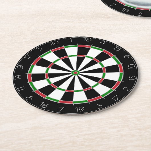 Dringender Game Dart Board Untersetzer (Angewinkelt)