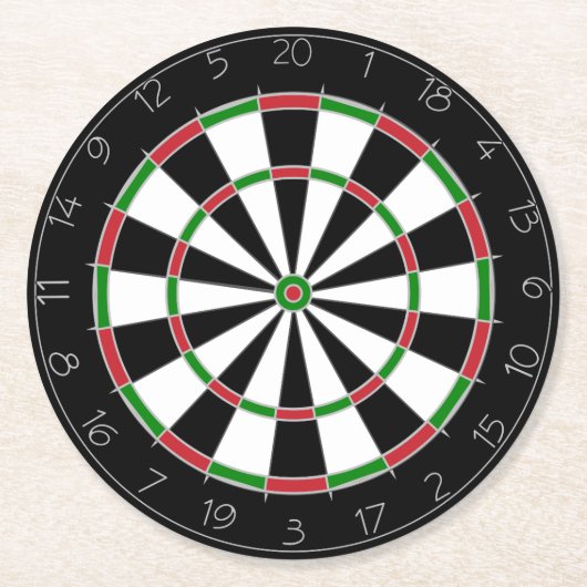 Dringender Game Dart Board Untersetzer (Vorderseite)