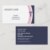 Dringlichkeit Visitenkarte (Vorne/Hinten)