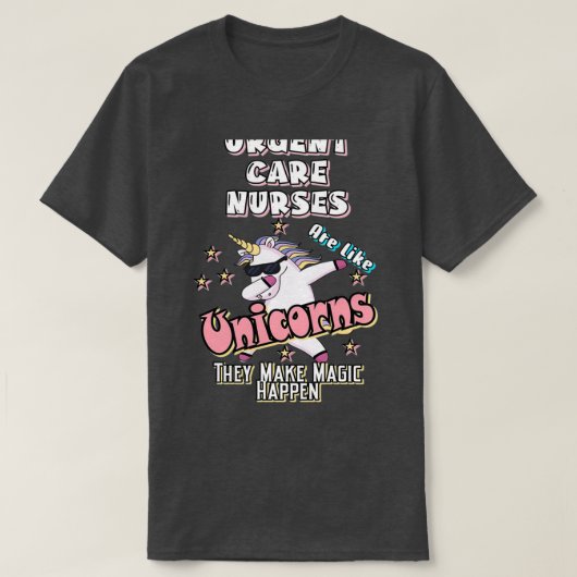 Dringlichkeitsfürsorge für Krankenschwestern und P T-Shirt (Design vorne)