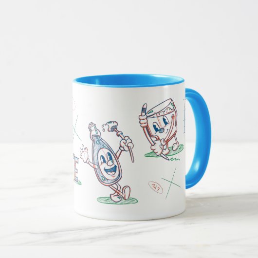 Drink & Animate Tasse (VorderseiteRechts)
