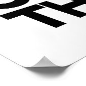 Drink außerhalb der Box Poster (Ecke)