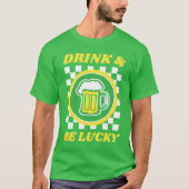 Drink & Be Lucky T-Shirt (Vorderseite)